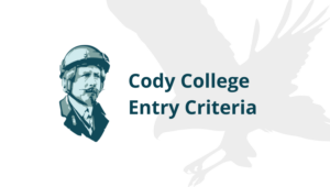 Cody College logo with text that reads 'Cody College Entry Criteria'