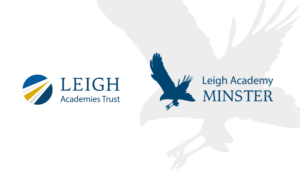 Leigh Academies Trust and Leigh Academy Minster logos